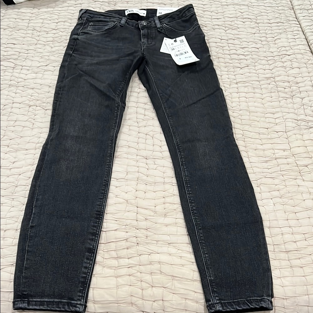 Zara Black Denim Jeans